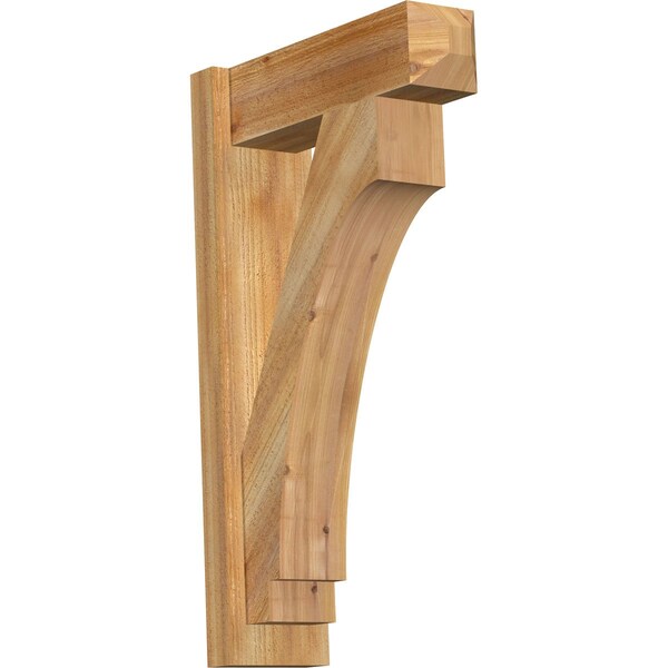 Ekena Millwork Imperial Rough Sawn Craftsman Outlooker, Western Red Cedar, 6"W x 18"D x 30"H OUT06X18X30IMP04RWR - main